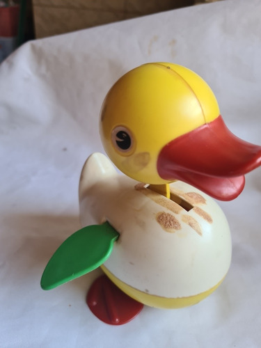 Brinquedo Antigo Patinho Geyper Made Spain Pato Raro 14x15c (Usado)