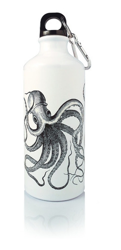 Botella De Aluminio 600ml - Pulpo