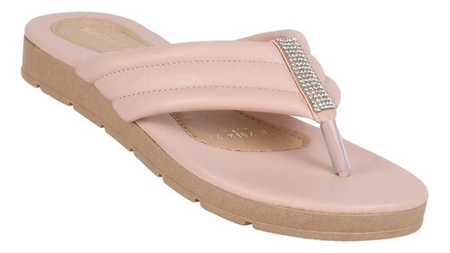 Sandalia Mujer Casual Piso Rosa Stfashion 09704000