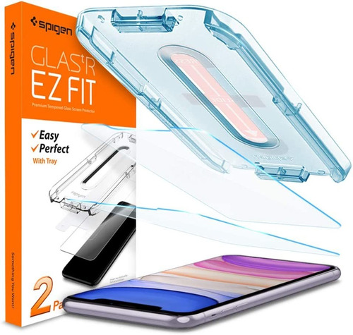 Spigen - Protector De Pantalla De Cristal Templado Para Appl