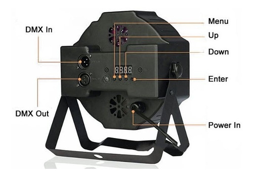 Reflector Led Audio-rítmico De Leds