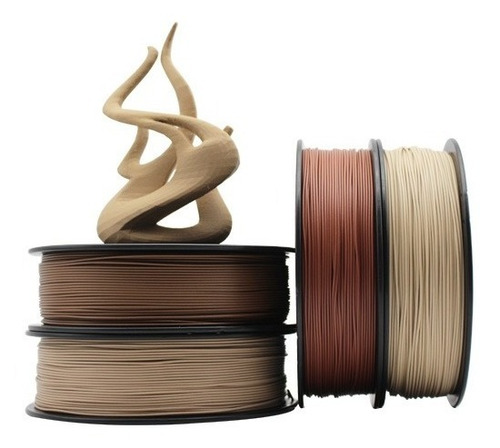 Filamento Pla+ - Makora3d - Madera 4 Tipos - Wood