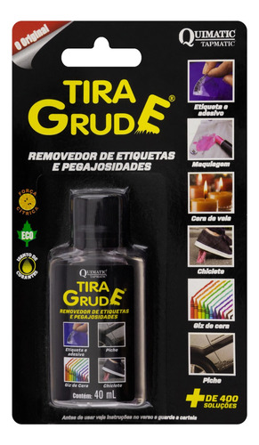 Limpador Quimatic Tapmatic Tira Grude citrus em blíster 40ml