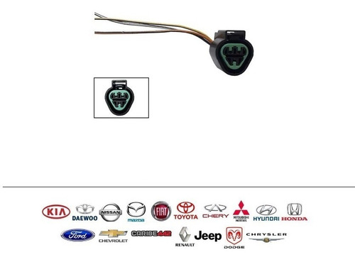 Conector Bobina Kia Picanto Hyundai Atos / Hembra