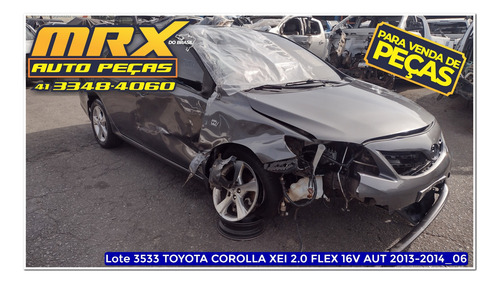Suacata Corolla Xei 2.0 Flex 16v Aut 2014 Peças