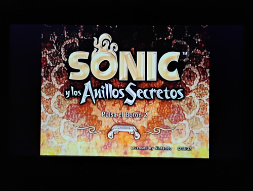 Sonic And The Secret Rings Wii (Usado)