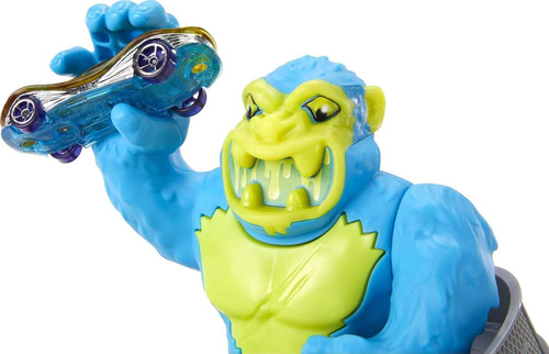Pista Hot Wheels Toxic Ape Attack Nemesis Gorila Move Action