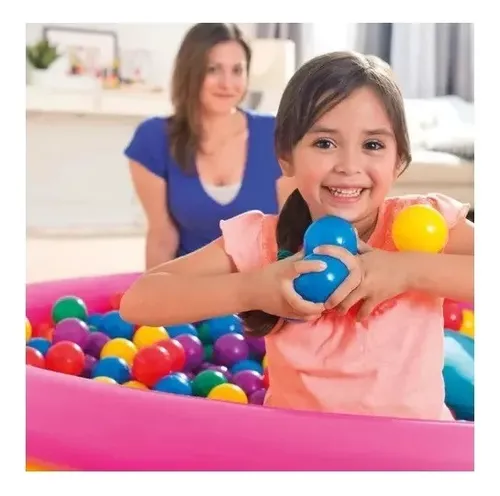 100 Pelotas De Colores Juguete Playa Niños Piscina Plásticas