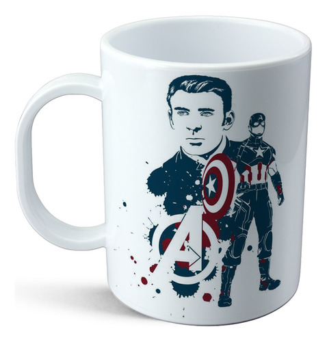 Taza De Plástico - Capitán América (mas Modelos) Capitan America 014 P