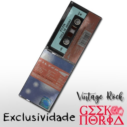 Marcador Magnético Vintage Tape Rock - Filter