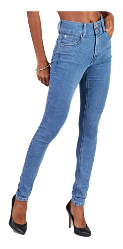 Oggi Jeans - Junior Mujer Pantalon Katia Satin Sky