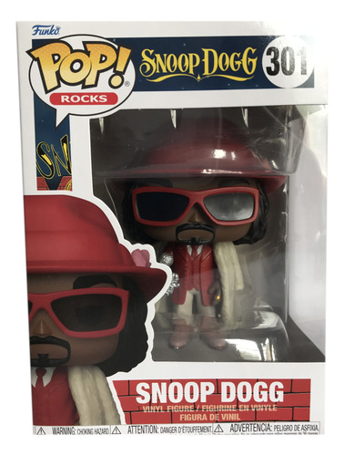 Funko Pop Rocks Snoop Dogg Hip-hop 301