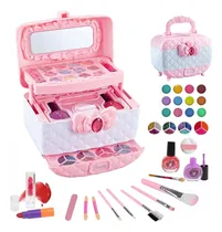 Comprar Juego De Maquillaje Lavable Set De Belleza Para Niños Regalo