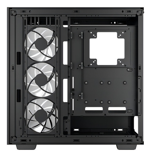 Gabinete Gamer Deepcool Morpheus Digital 3 Fans Argb 140mm Color Negro
