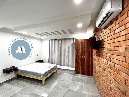 Departamento Amueblado Con A/c En Renta Excelente Ubicación Céntrica En Colima