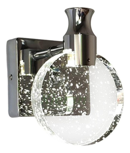 Lámpara De Pared Nórdica Con Luz Led, Aplique De Cristal