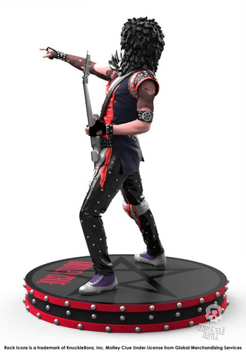 Estatueta Motley Crue Nikki Sixx Rock Iconz Knucklebonz 20cm