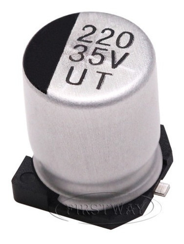 X4 Capacitor Electrolítico De Aluminio 220uf35v 8x10.2mm Smd