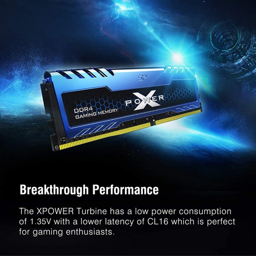 Memoria Ram Power Gaming X Turbine 16gb Ddr4 3200 C16