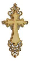 Comprar Cruz Comunión Barroca 20cm Alto - Fibrofacil - X 10 Unidades