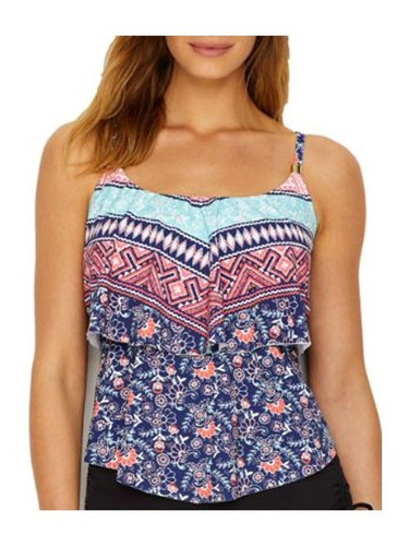 Tankini La Boheme Capas Camiseta Bañador Talla X L