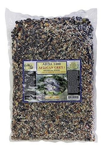 Abba 1400 Bird Foods African Grey/senegal Food 5lbs