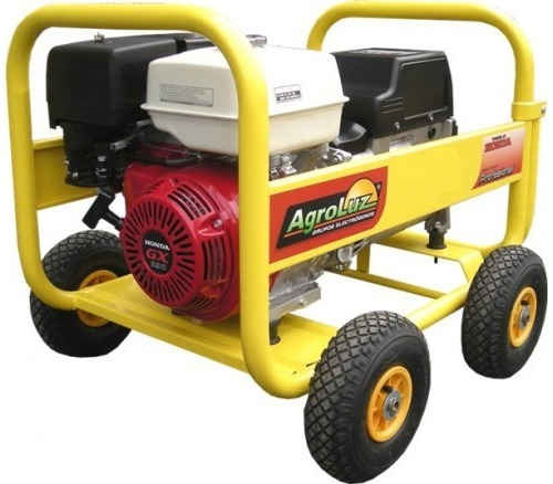 Generador Agroluz 8500 Trifásico Naftero Arranque Manual