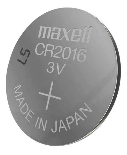 5 Pilas Maxell Cr2016 Tipo Botón Japonesa /3gmarket