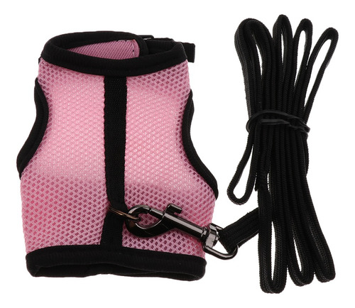 Imagen 1 de 12 de Correa De Tracción De Mascota Pequeña Rosa S