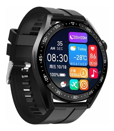 Reloj inteligente redondo Smartwatch para hombres y mujeres
