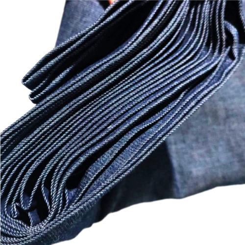 Tecido Jeans Escuro Fino Leve 100% Algodão Metro Aproveite 