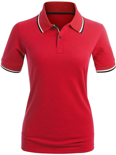 Remera Polo Manga Corta Hombre Rojo - Remera Golf