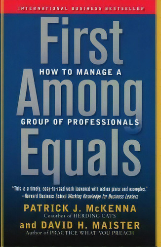 First Among Equals, De Patrick J Mckenna. Editorial Simon & Schuster, Tapa Blanda En Inglés