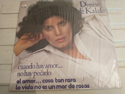 Denise De Kalafe  Cuando Hay Amor No Hay Pecado  Lp Vinilo.