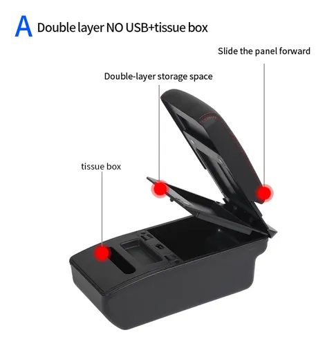 Caja De Reposabrazos Para Suzuki Swift 2005-2024 Con Caja De