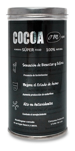 Cocoa Orgánica Om8 200 Gr