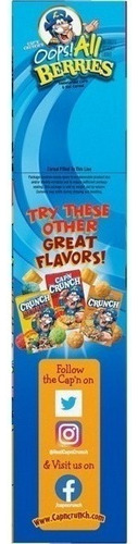 Cereal Americano Cap'n Crunch Opss! Berries 480grs.