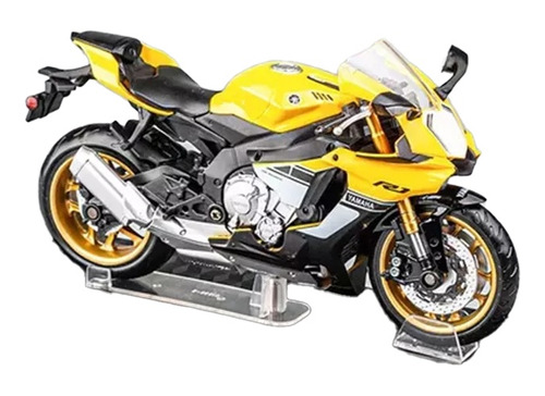 1:12 Con Base, Yamaha Yzf R1 Miniatura-c