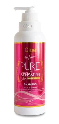 Shampoo Pure Sensation Color Cloe 400ml Cabello Tinturado