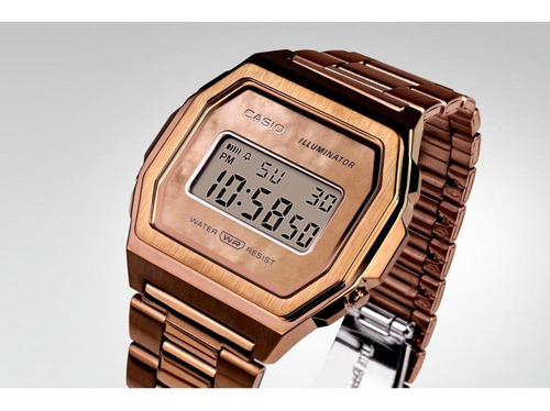 Imagen 5 de 8 de Reloj Casio Premium Vintage Perla A1000rg-5