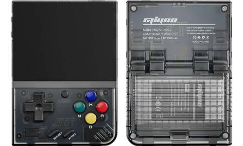 Consola Portátil Miyoo Mini Plus + Funda (sistema Koriki) Negro