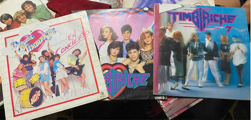 3 Álbumes De Vinil Timbiriche