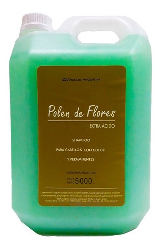 Shampoo Polen De Flores Extra Acido Angelis X 5l
