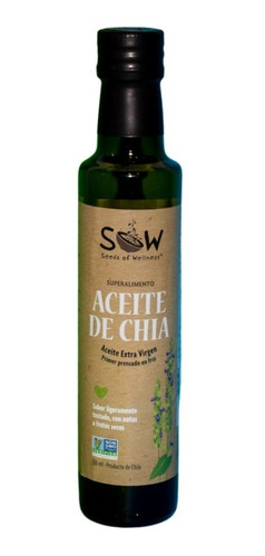 Aceite De Chía 250ml Marca Sow