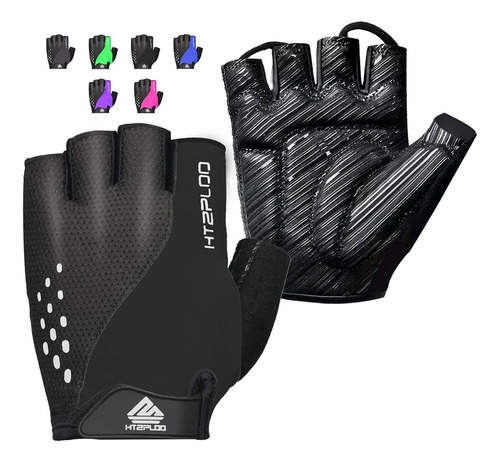 Htzploo Guantes De Ciclismo Para Hombres Y Mujeres Con Almo.