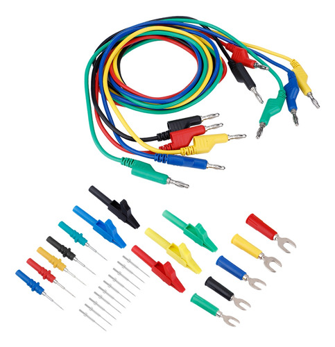 Kit De Prueba Banana De 4 Mm Para Conectar El Cable Del Mult
