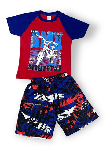 Conjunto Niño Pantaloneta Cross