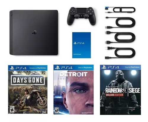 PlayStation 4 Slim 1TB con 3 Juegos