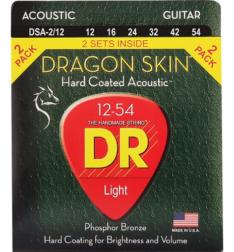 Dr Strings Dragon Ski Cuerda Para Guitarra Acustica (dsa-2