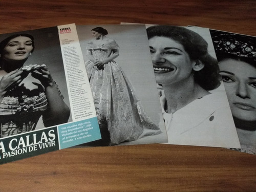 (o148) Maria Callas * Clippings Revista 5 Pgs * 1994